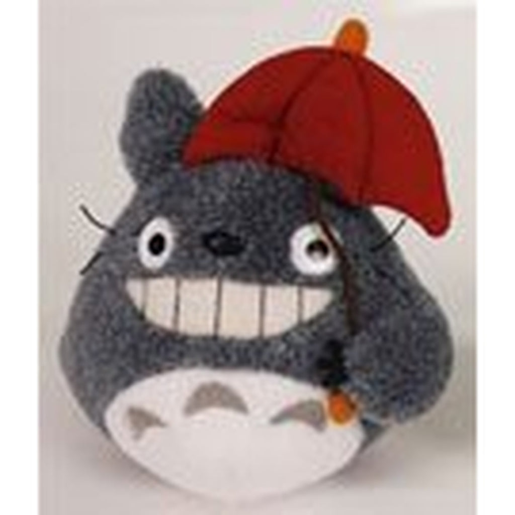 Productafbeelding Mijn Buur Totoro Pluchen Figuur Totoro Red Umbrella 15 cm