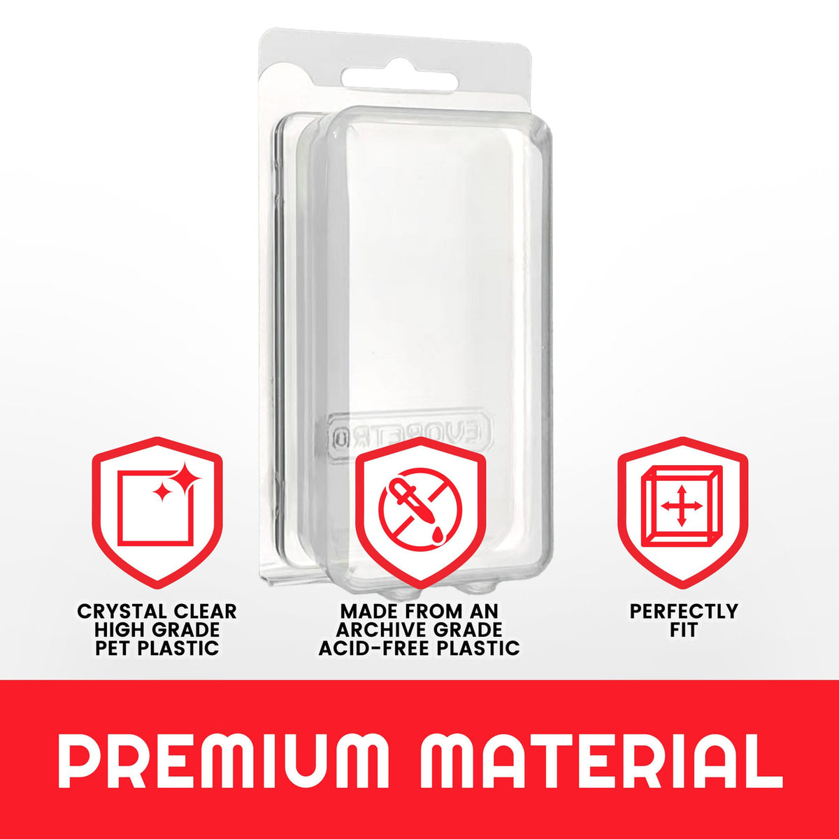Productafbeelding Clamshell PET Hoezen XL 35-pack voor Actiefiguren