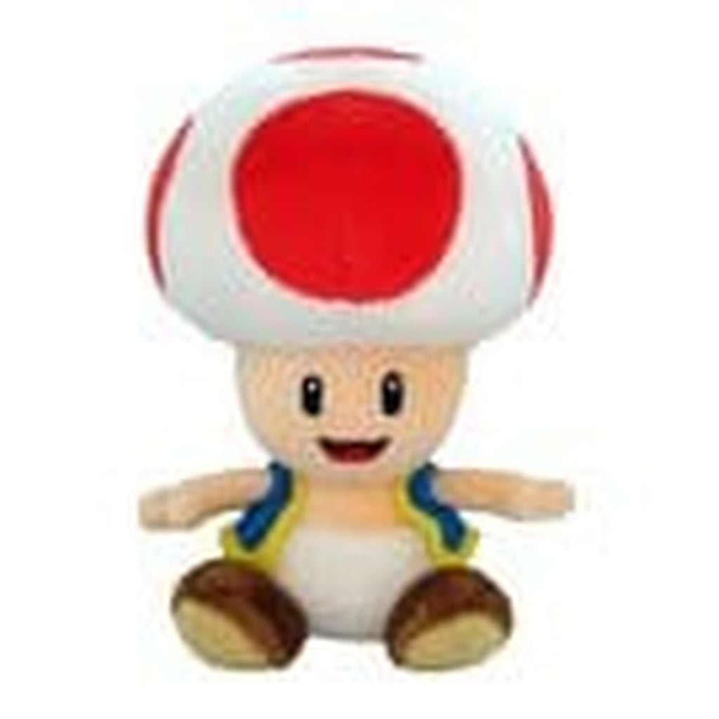 Productafbeelding Super Mario knuffelfiguur Toad 17 cm