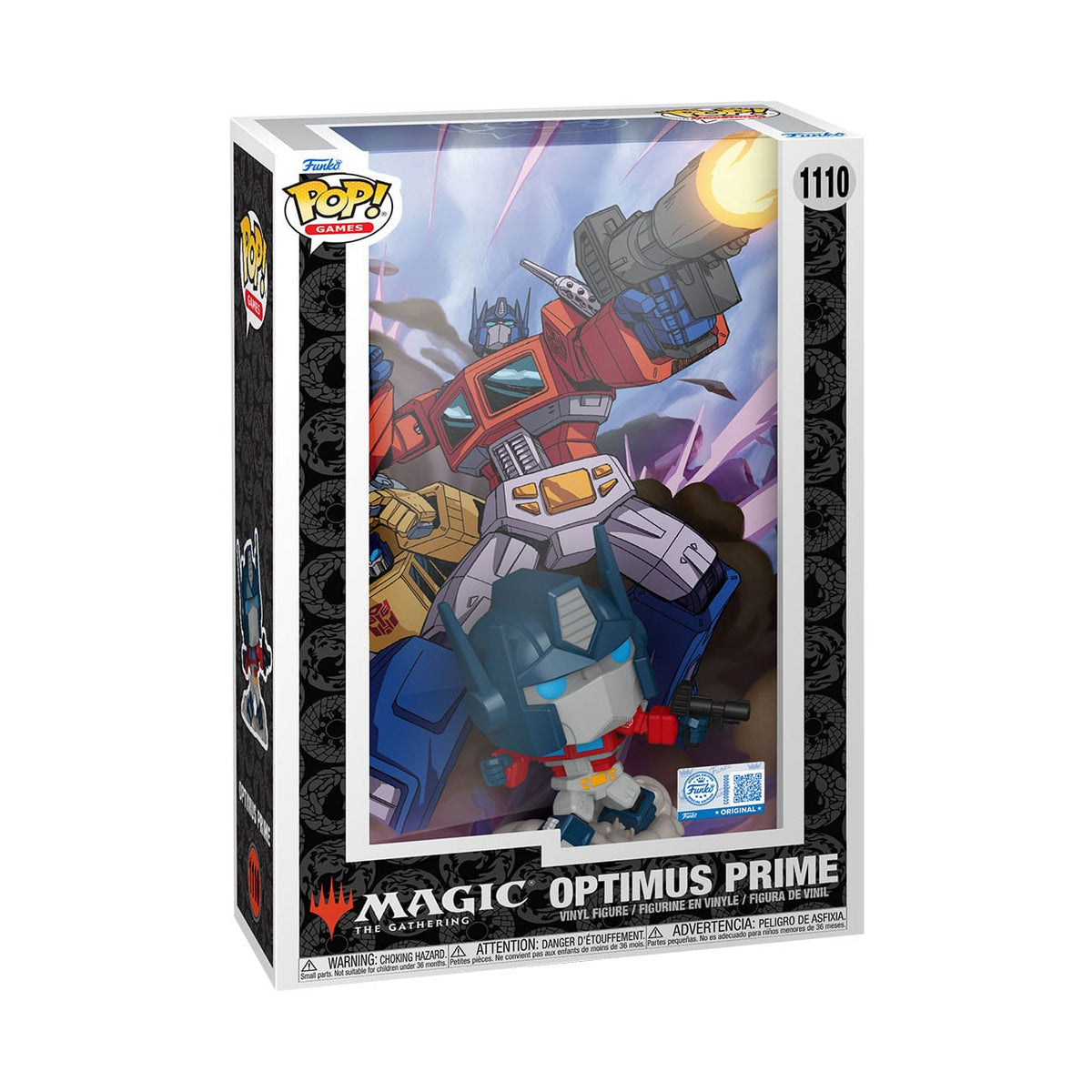 Productafbeelding Transformers x MTG POP! Comic Covers vinylfiguur Optimus