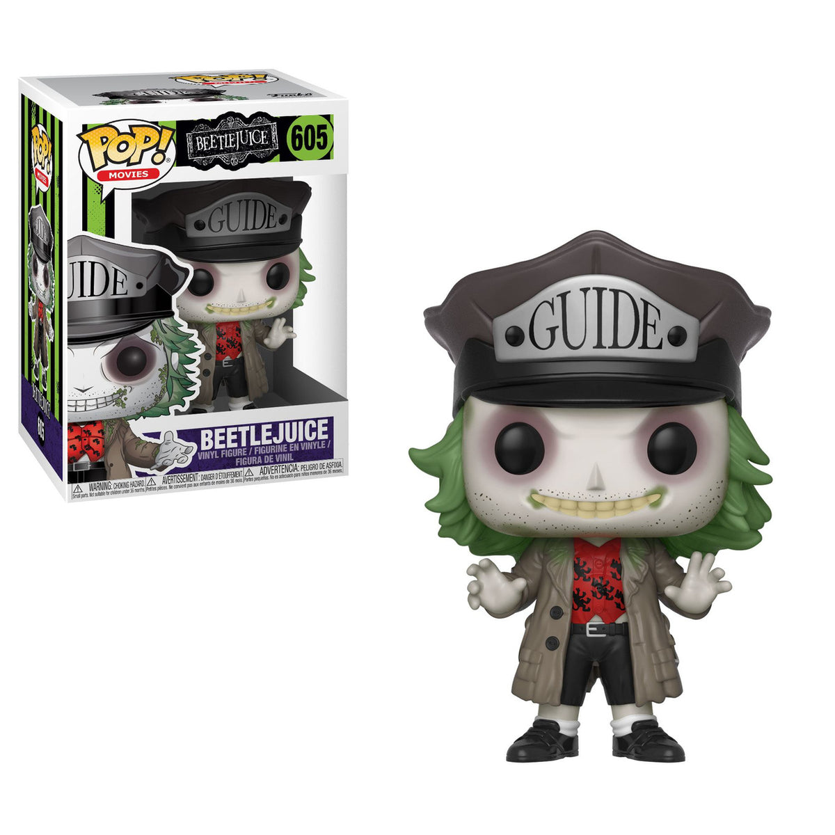 Productafbeelding Beetlejuice POP! Horror Vinyl Figuur Beetlejuice Guide Hat 9
