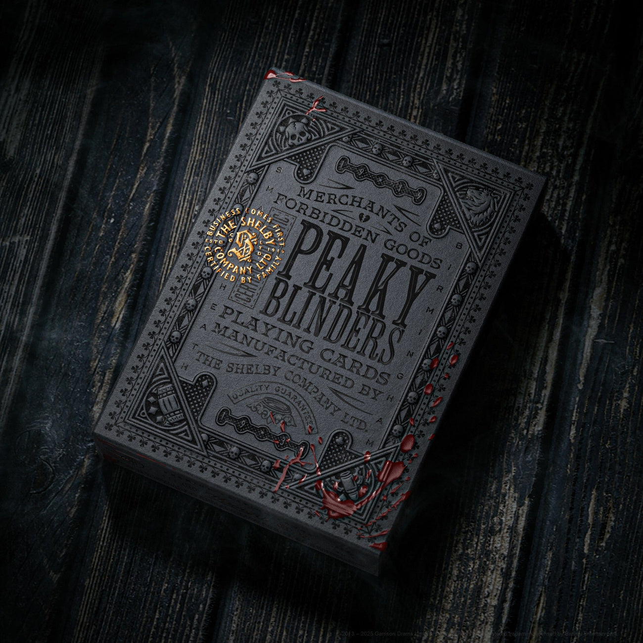 Productafbeelding Peaky Blinders Speelkaarten Forged In Smoke and Blood
