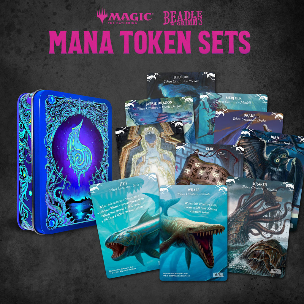 Productafbeelding Magic: The Gathering Dobbelstenen- en Token-Set Blauw Mana