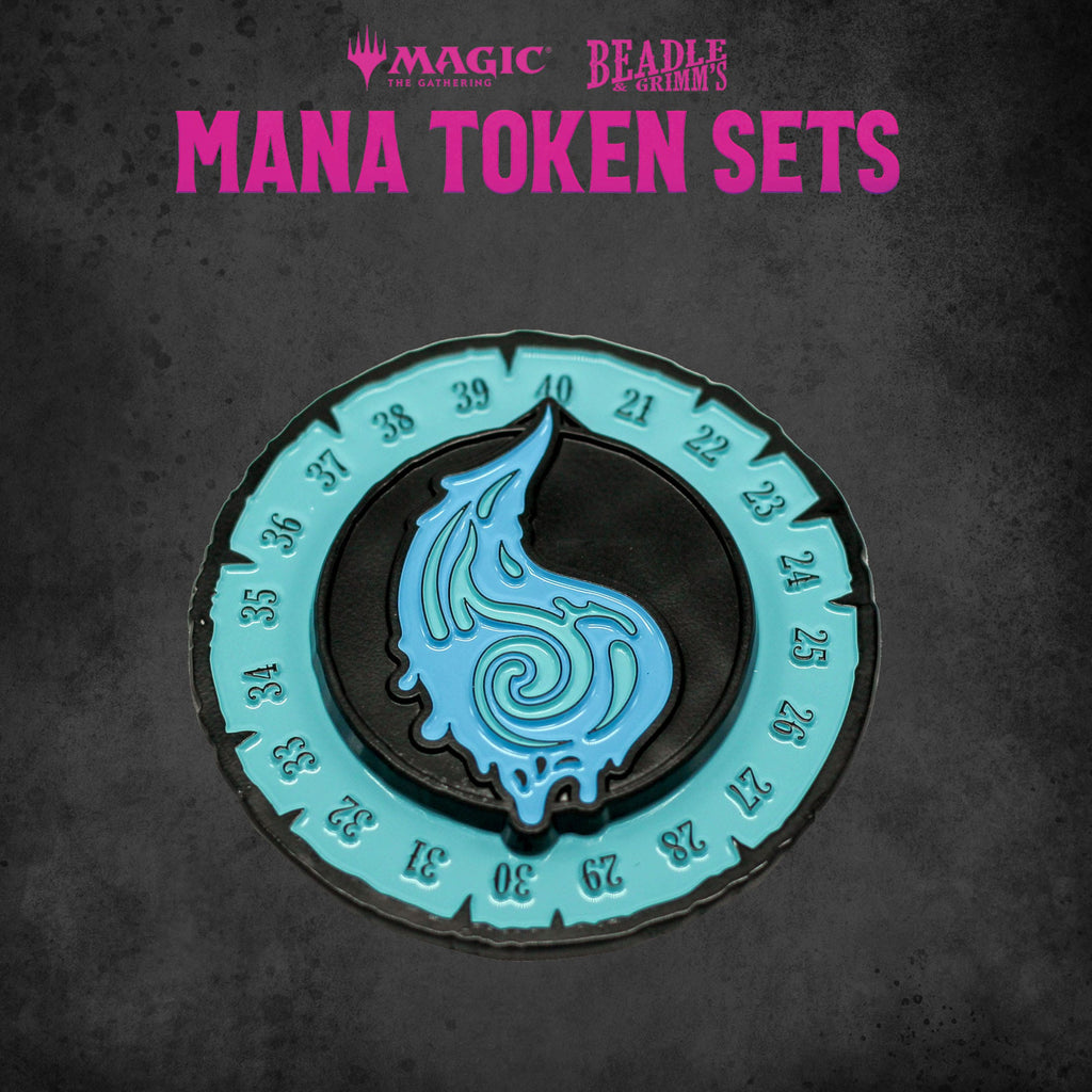 Productafbeelding Magic: The Gathering Dobbelstenen- en Token-Set Blauw Mana