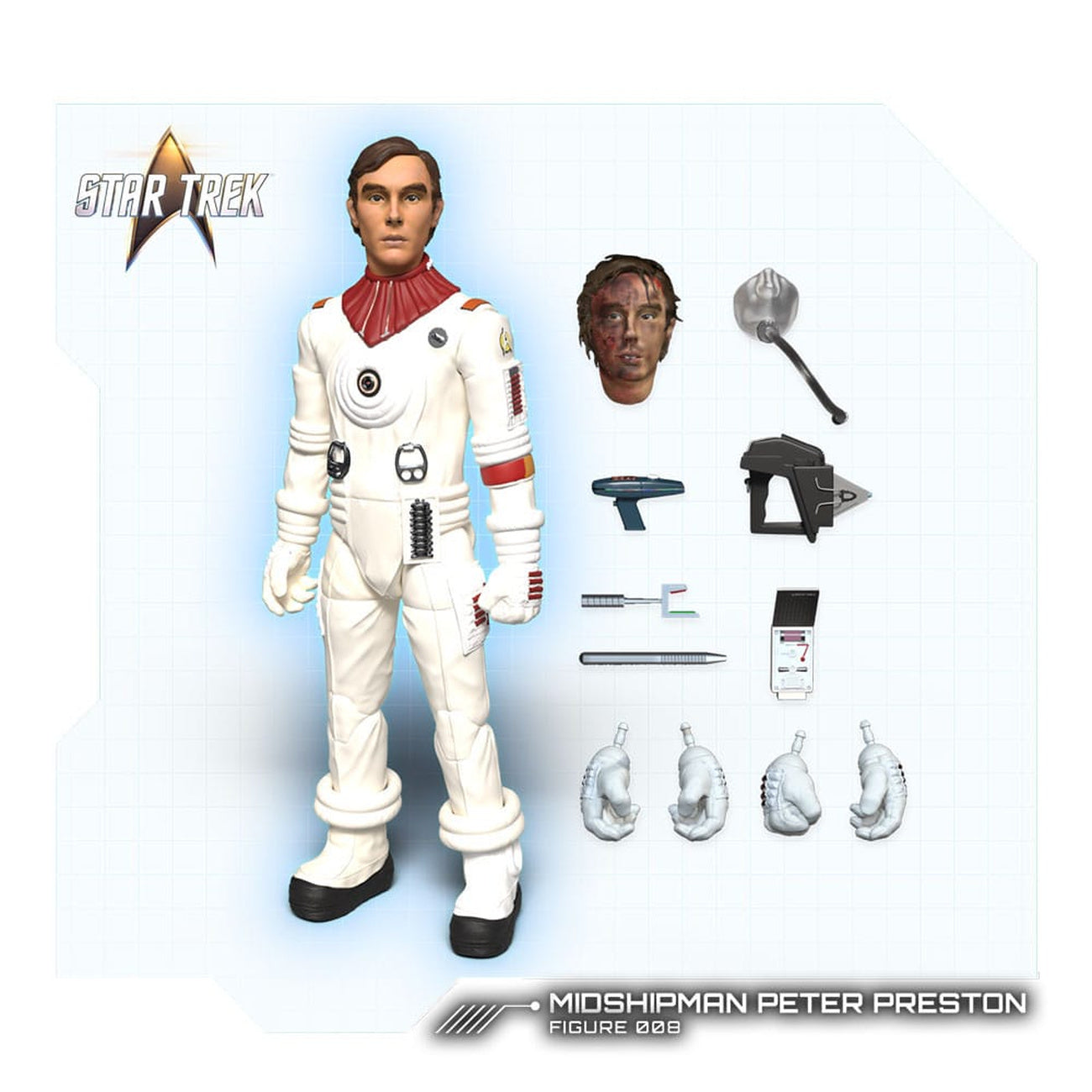Productafbeelding Star Trek II: The Wrath of Khan 1/12 Actiefiguur Peter Preston
