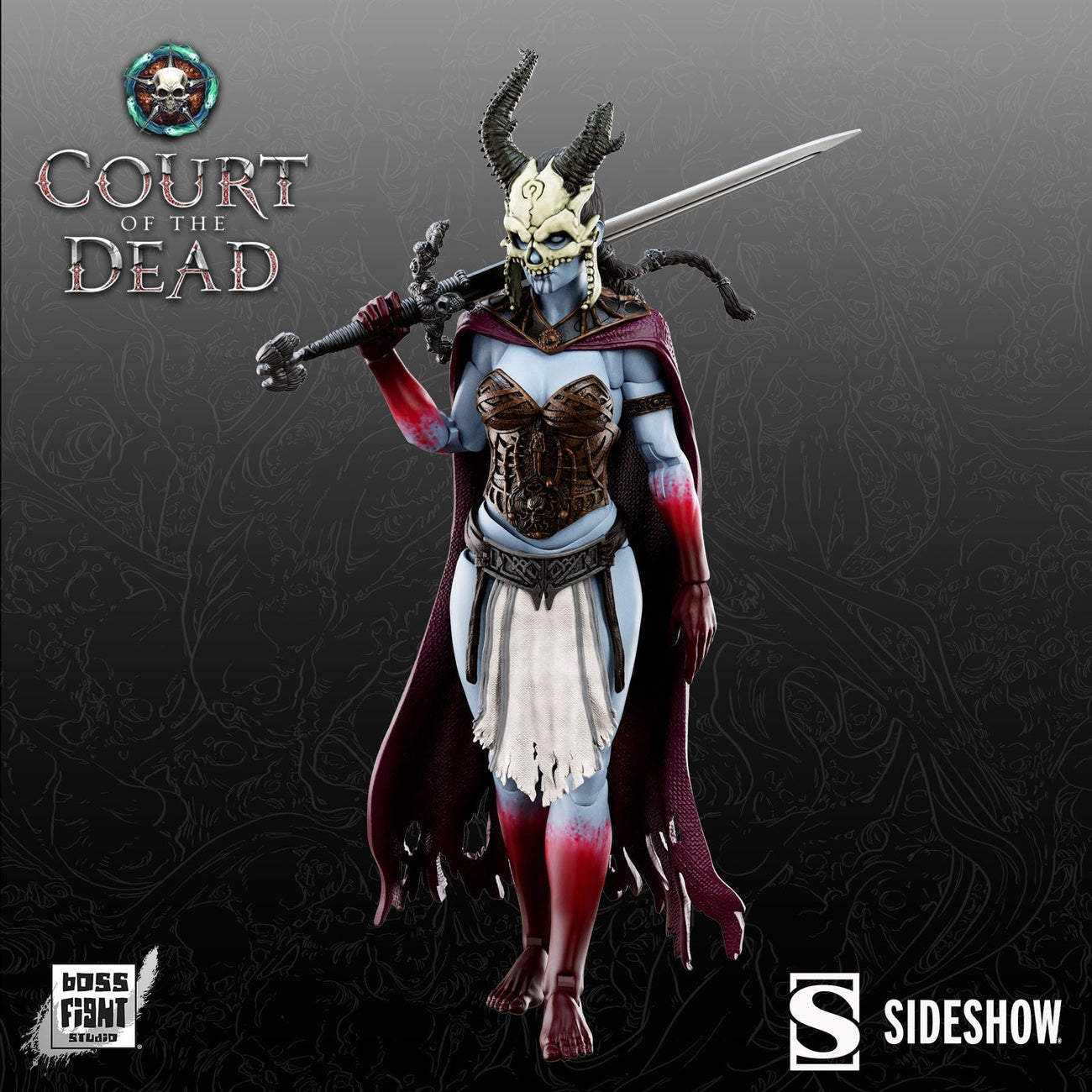 Productafbeelding Court of the Dead Epic H.A.C.K.S. actiefiguur 1/12 Kier