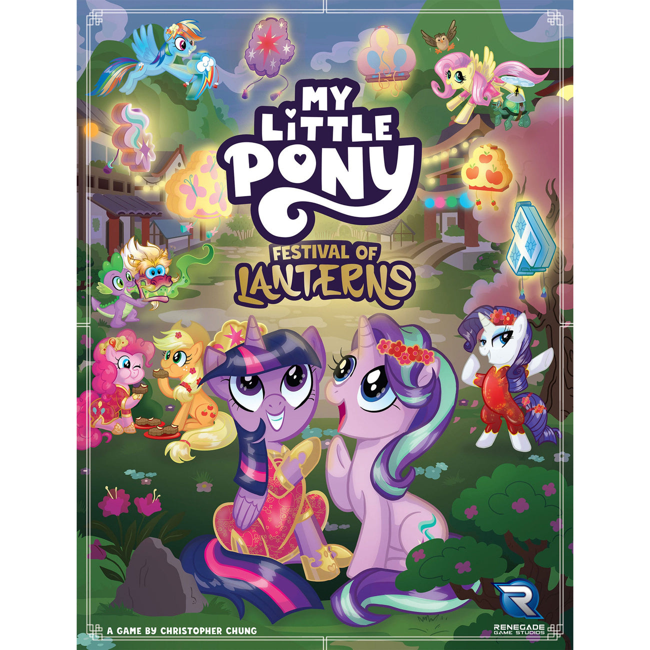 Productafbeelding My Little Pony Tile Placement Game Festival of Lanterns