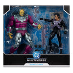 Productafbeelding DC Multiverse Megafig actiefiguren 2-pack Mongul vs Superman