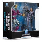 Productafbeelding DC Multiverse Megafig actiefiguren 2-pack Mongul vs Superman
