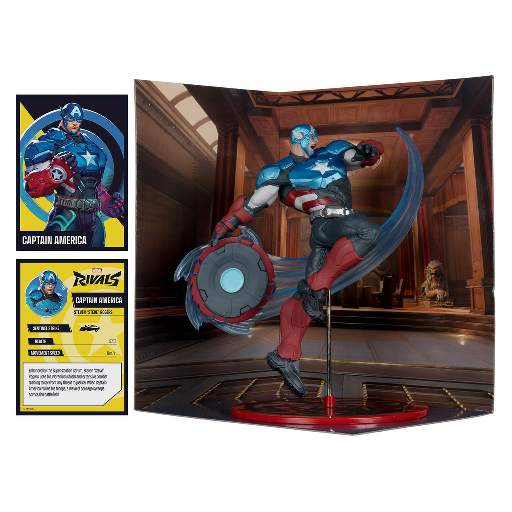 Productafbeelding Marvel Rivals Collection 1/10 actiefiguur Captain America