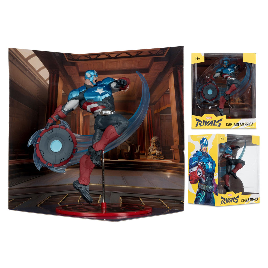 Productafbeelding Marvel Rivals Collection 1/10 actiefiguur Captain America