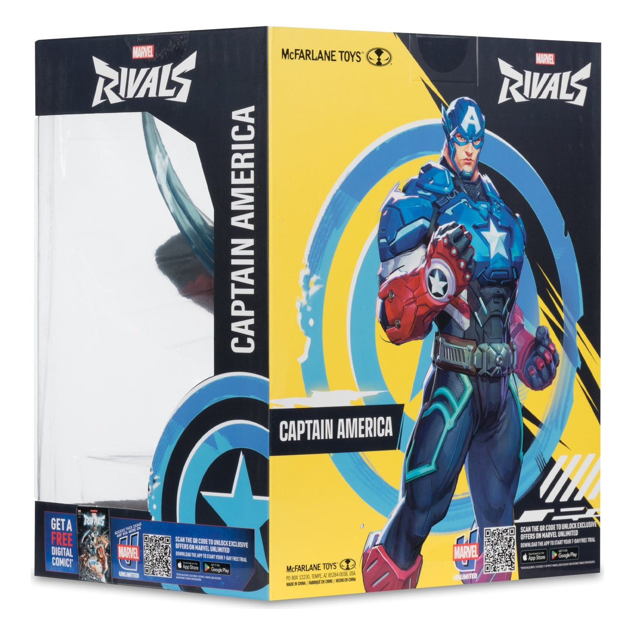 Productafbeelding Marvel Rivals Collection 1/10 actiefiguur Captain America