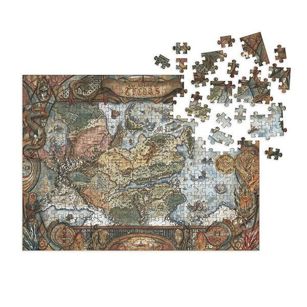 Productafbeelding Dragon Age Puzzel World of Thedas Map (1000 stukjes)