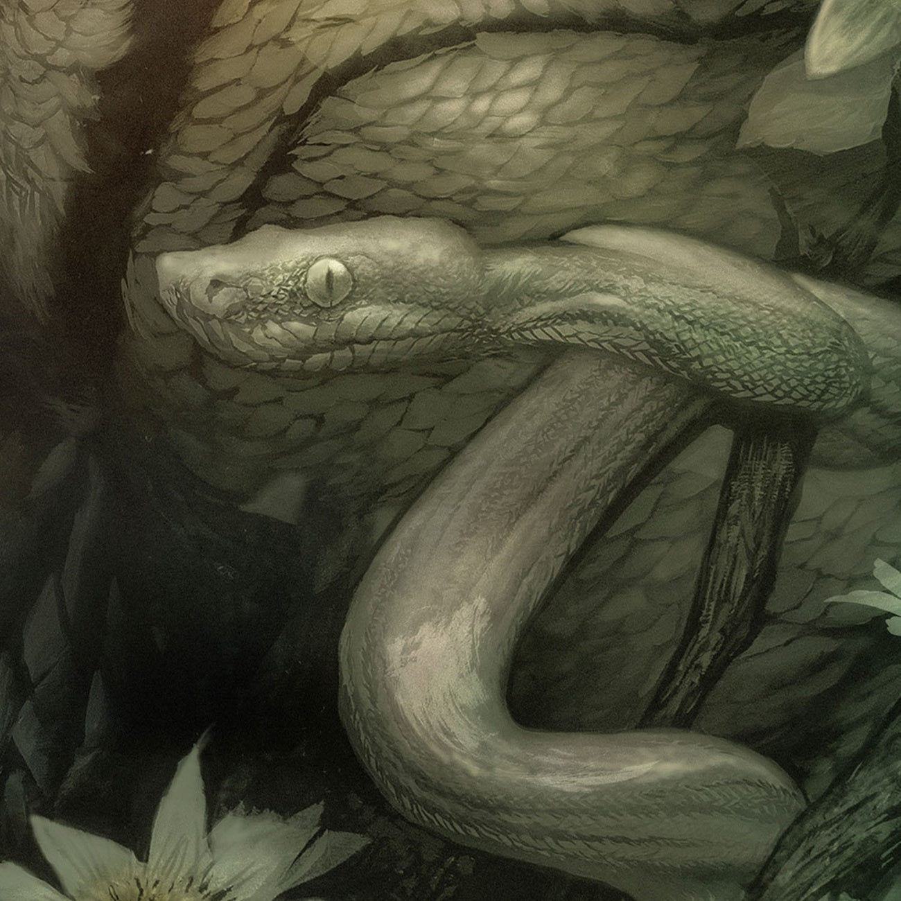 Productafbeelding Het Monster van het Zwarte Meer Art Print