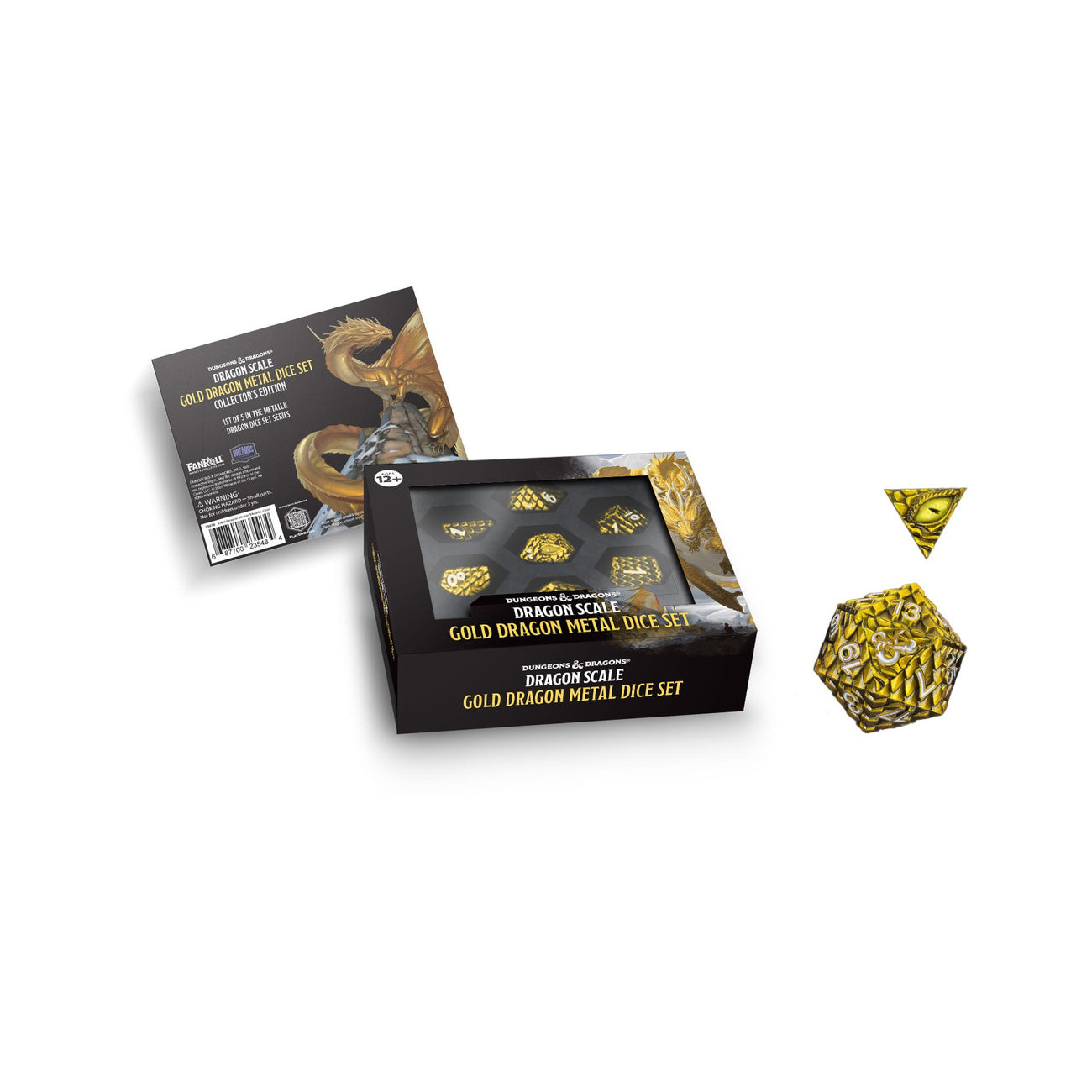 Product image Dungeons & Dragons Premium Metal Dice Set Dragon Scale
