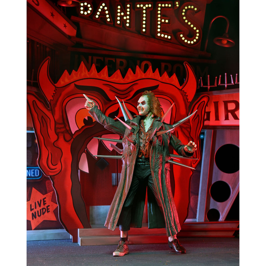 Productafbeelding Beetlejuice (1988) Diorama Trenchcoat with Spikes Inferno