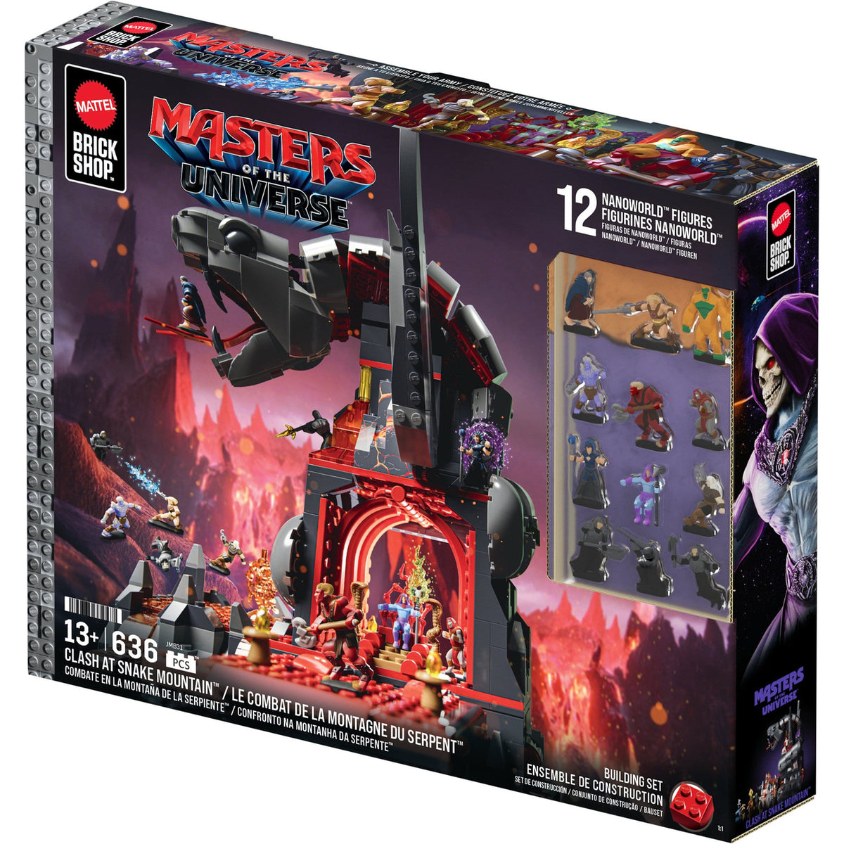Productafbeelding Masters of the Universe Mattel Brick Shop Bouwset Snake Mountain