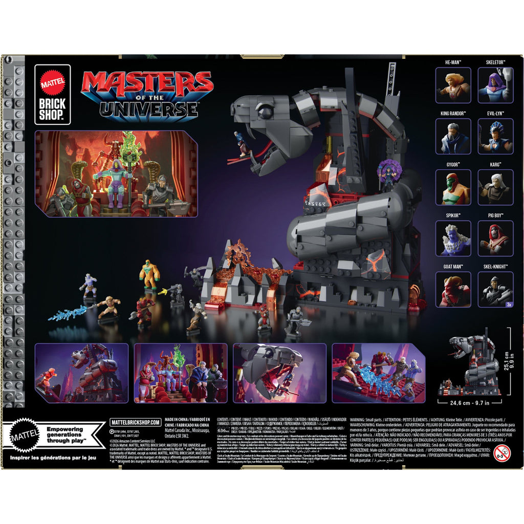 Productafbeelding Masters of the Universe Mattel Brick Shop Bouwset Snake Mountain