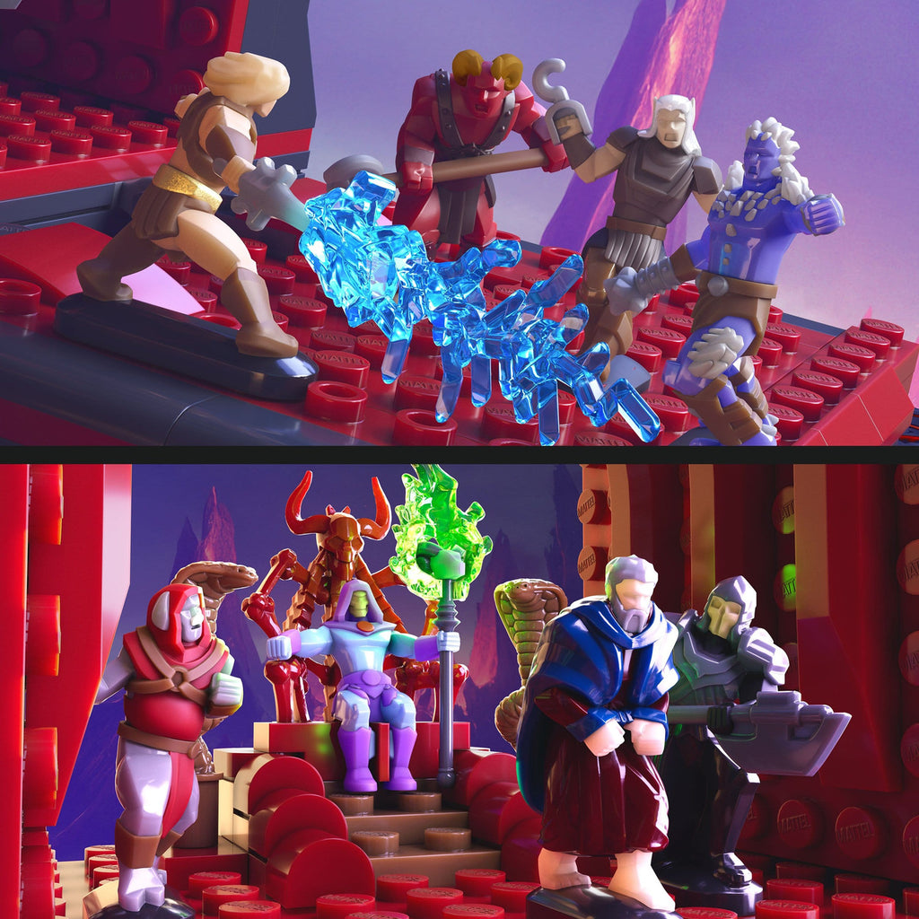 Productafbeelding Masters of the Universe Mattel Brick Shop Bouwset Snake Mountain