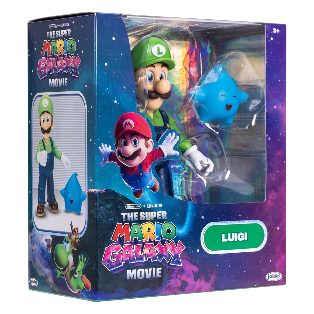 Productafbeelding The Super Mario Galaxy Movie actiefiguur Luigi 13 cm