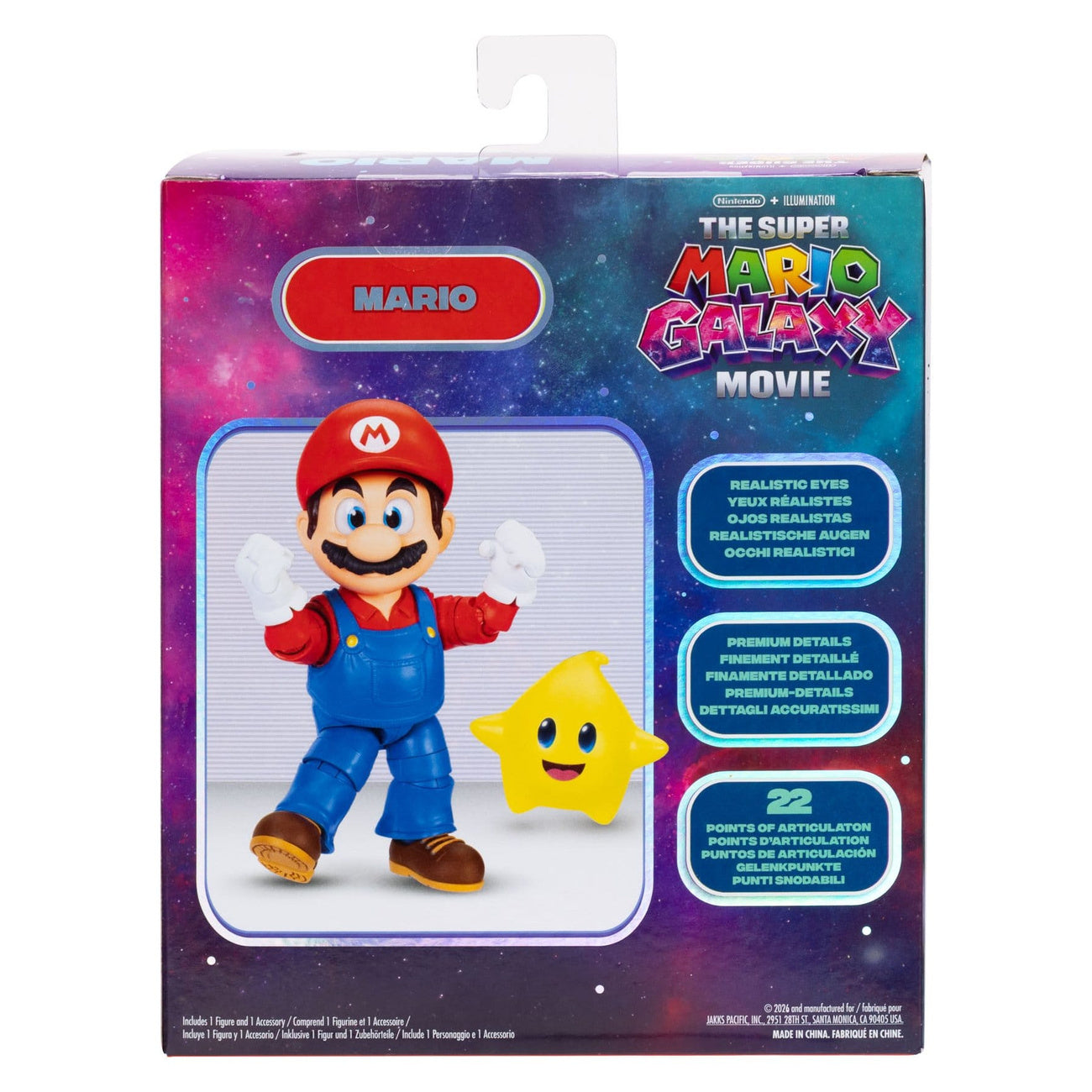 Productafbeelding The Super Mario Galaxy Film Actiefiguur Mario 13 cm
