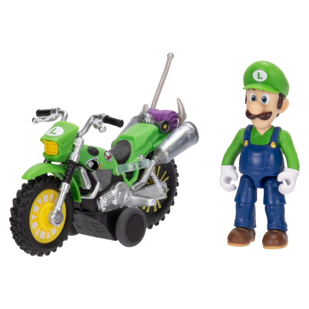 Productafbeelding Super Mario Galaxy Film – Luigi Actiefiguur met Motor