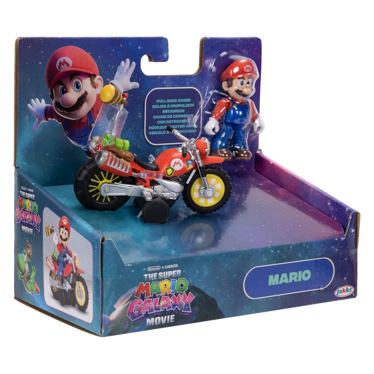 Productafbeelding Super Mario Galaxy Movie Actiefiguur met motor