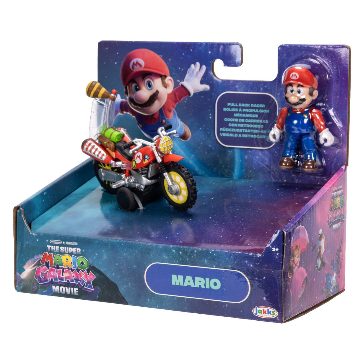 Productafbeelding Super Mario Galaxy Movie Actiefiguur met motor