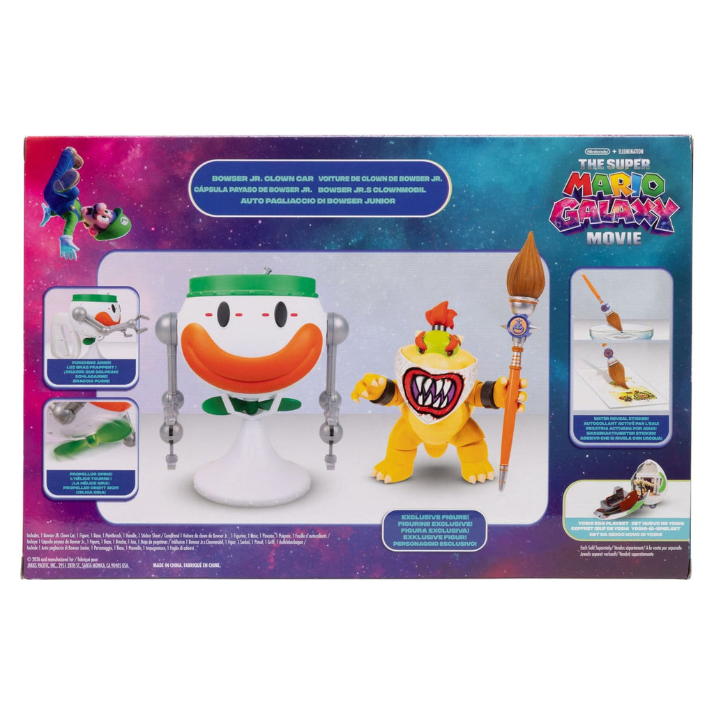 Productafbeelding Super Mario Galaxy Film Actiefiguur Bowser Jr. met Clown Car