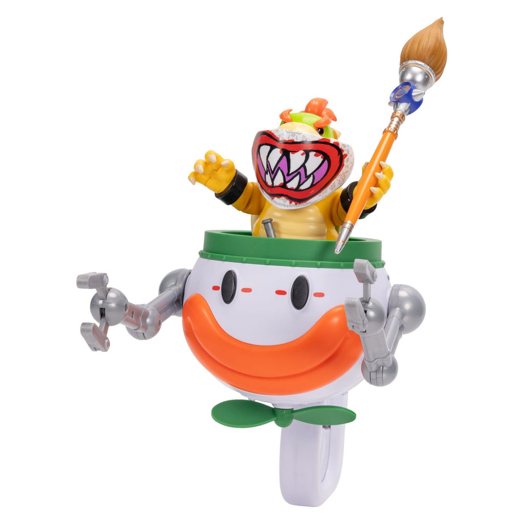 Productafbeelding Super Mario Galaxy Film Actiefiguur Bowser Jr. met Clown Car
