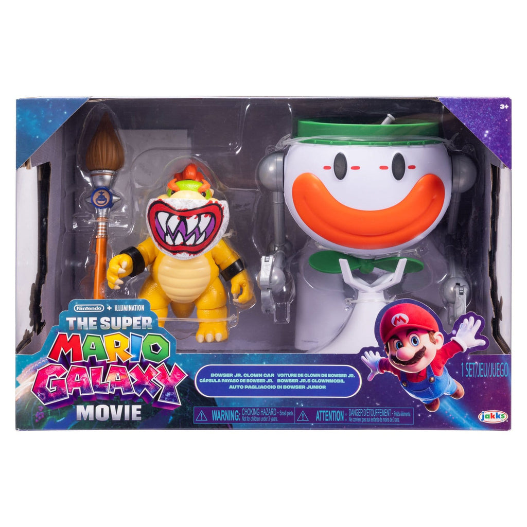 Productafbeelding Super Mario Galaxy Film Actiefiguur Bowser Jr. met Clown Car