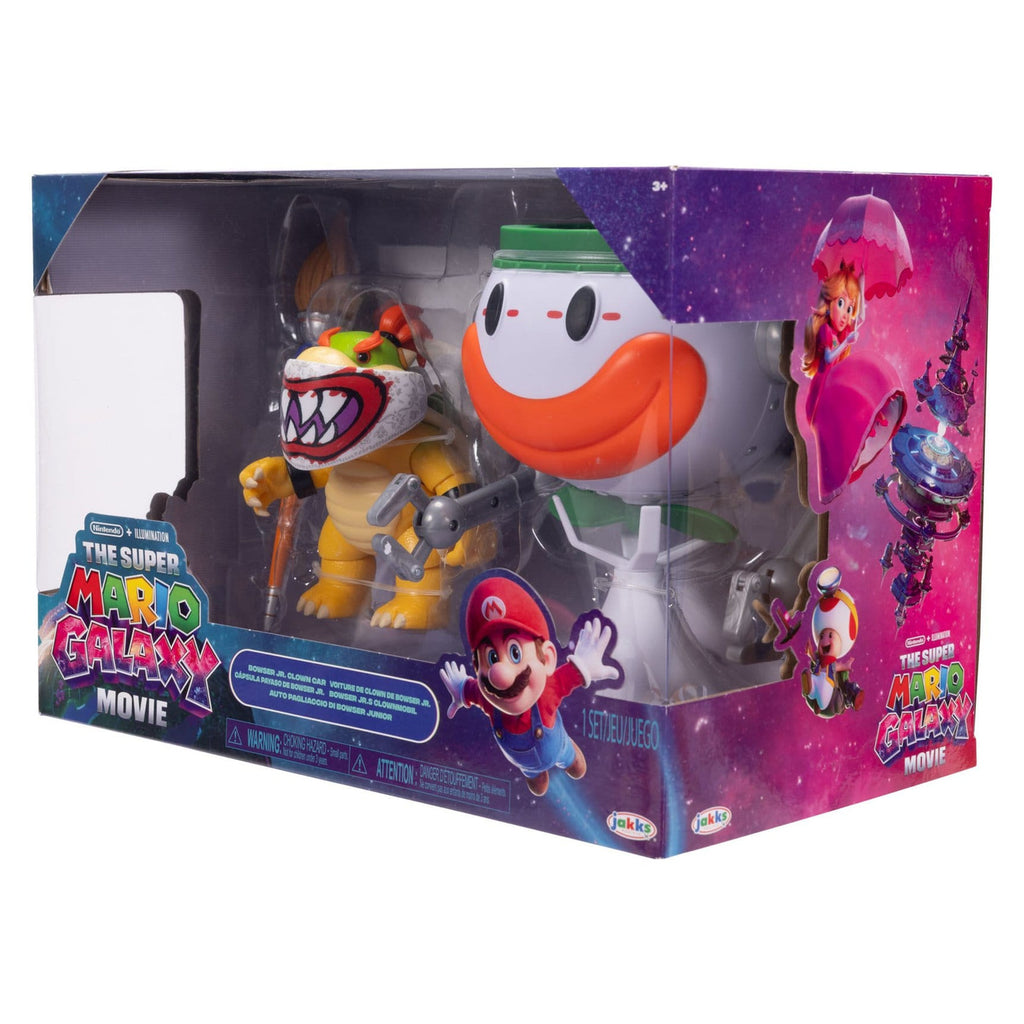 Productafbeelding Super Mario Galaxy Film Actiefiguur Bowser Jr. met Clown Car
