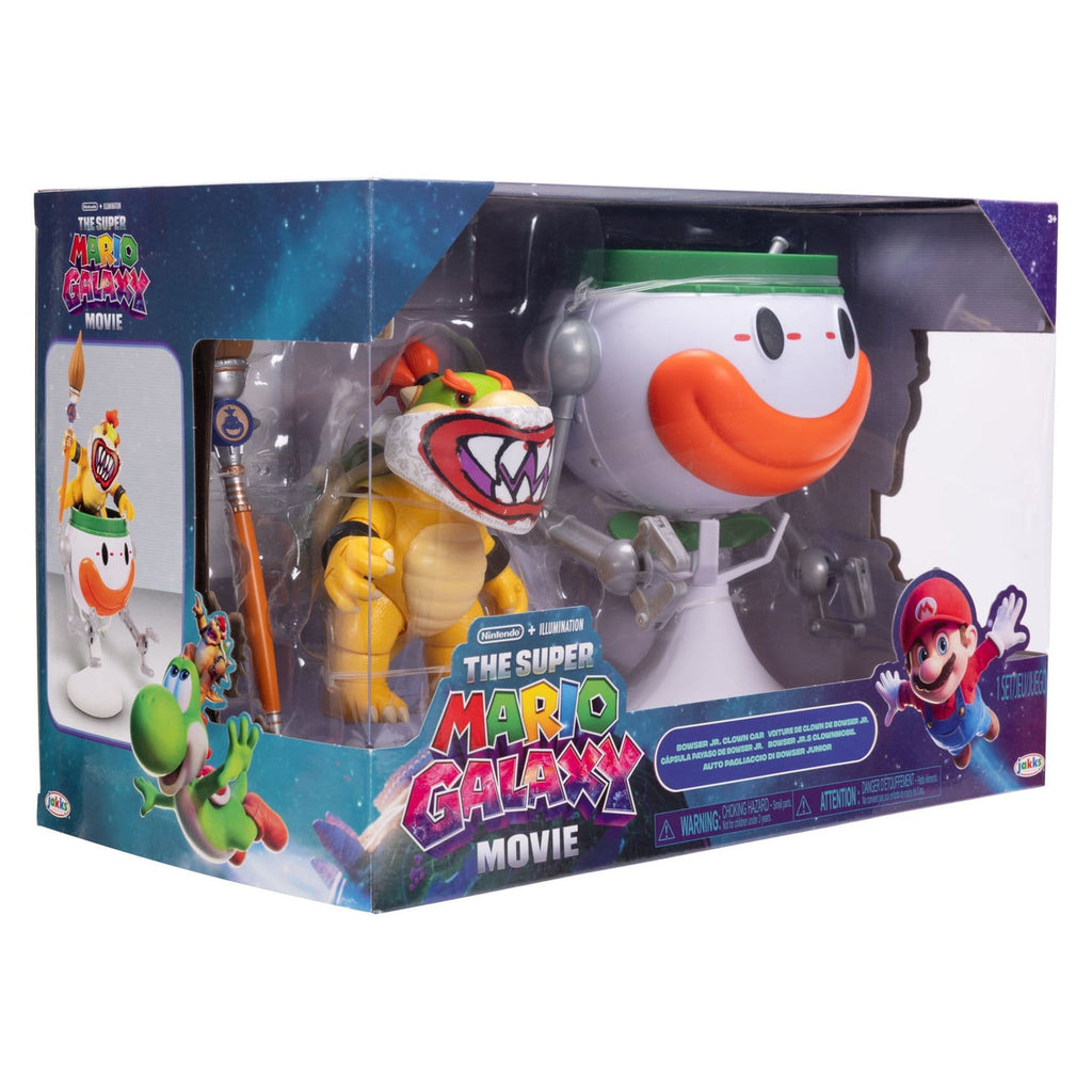 Productafbeelding Super Mario Galaxy Film Actiefiguur Bowser Jr. met Clown Car