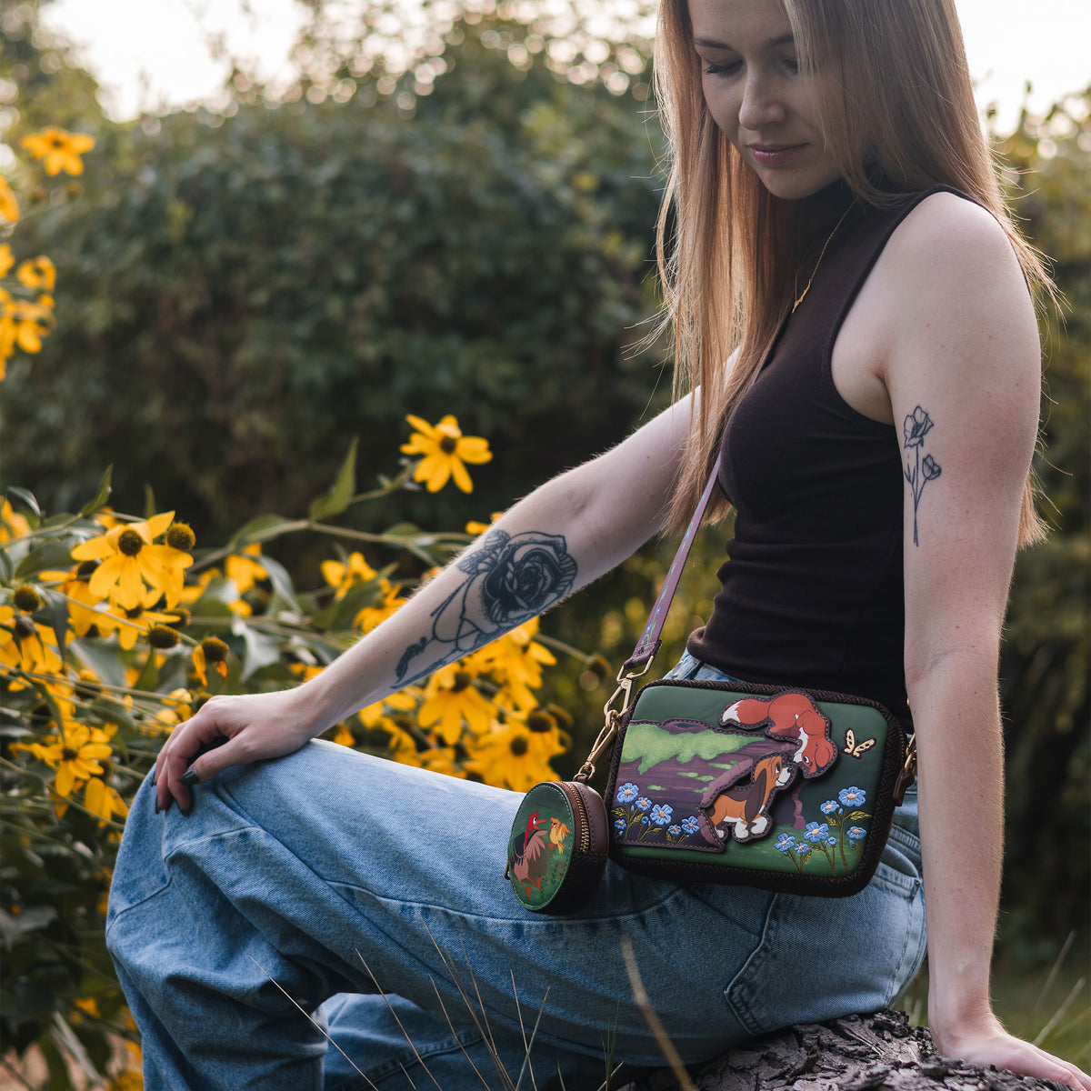 Productafbeelding Frank en Frey - Tod en Vixey crossbody tas met portemonnee