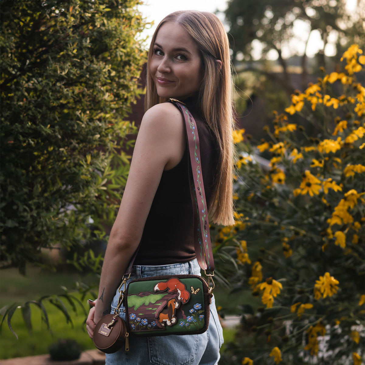 Productafbeelding Frank en Frey - Tod en Vixey crossbody tas met portemonnee