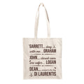 Productafbeelding Garrett, John en Dean katoenen totebag voor Off Campus‑fans