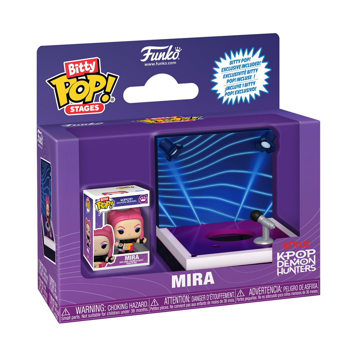 Productafbeelding KPop Demon Hunters - Mira Funko Bitty Pop Stage Diorama
