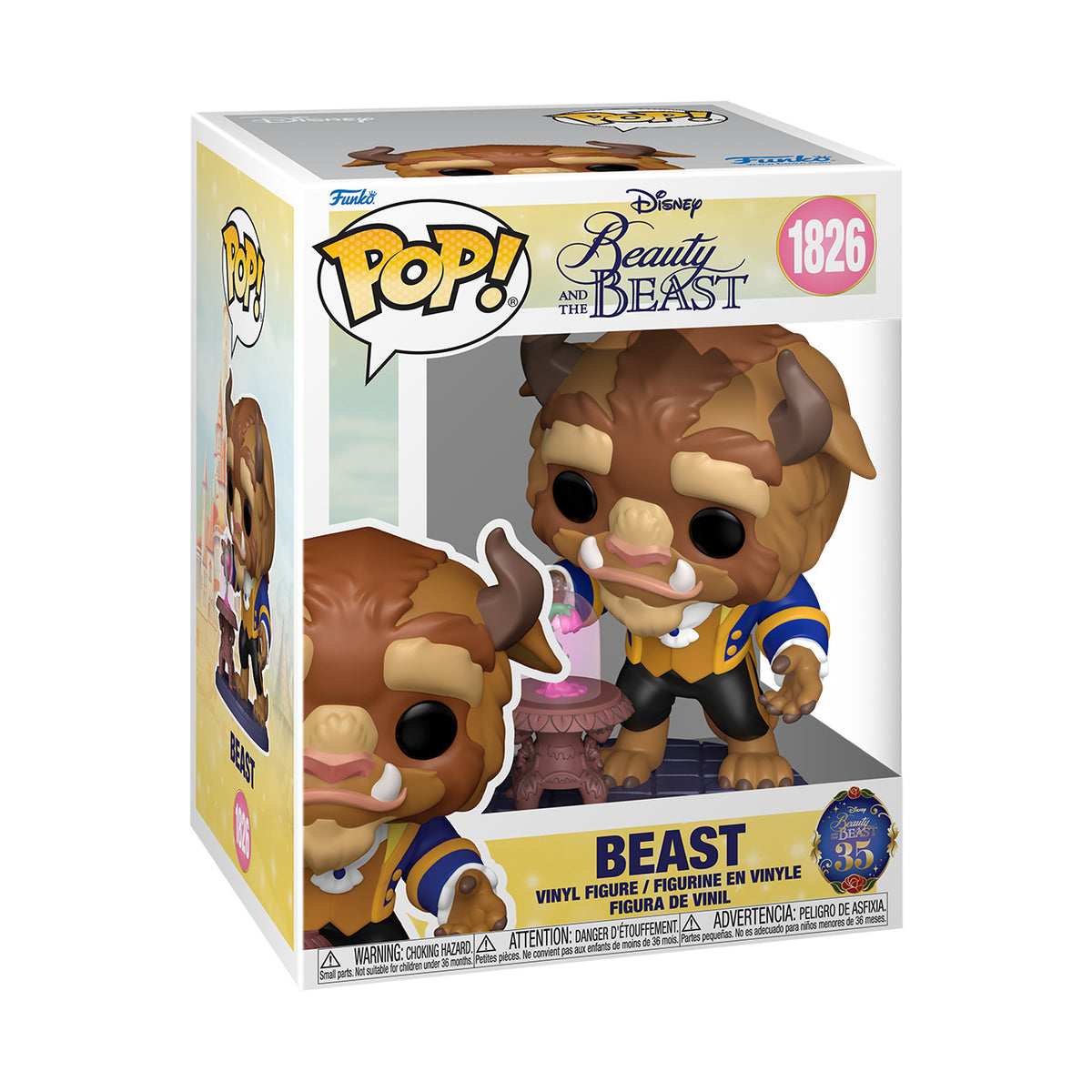 Productafbeelding Belle en het Beest - Beest met roos Funko Pop! figuur
