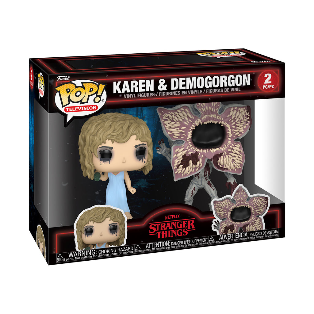 Productafbeelding Stranger Things - Karen en Demogorgon Funko Pop Figuren Set