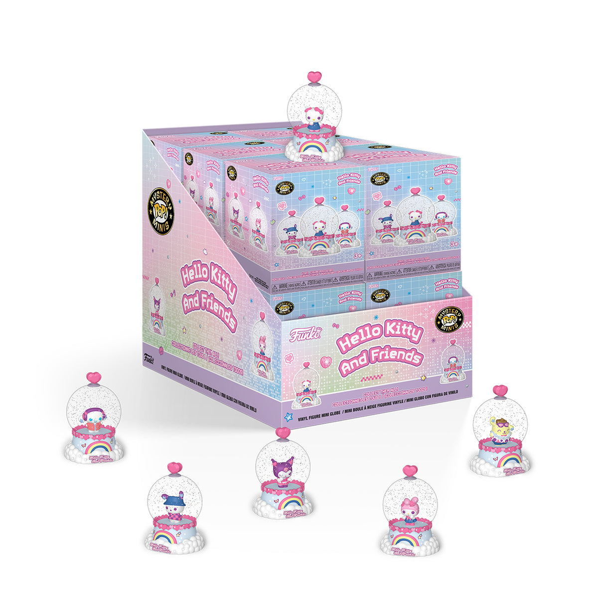 Productafbeelding Hello Kitty and Friends - Mystery Funko Pop Glitter Sneeuwbol