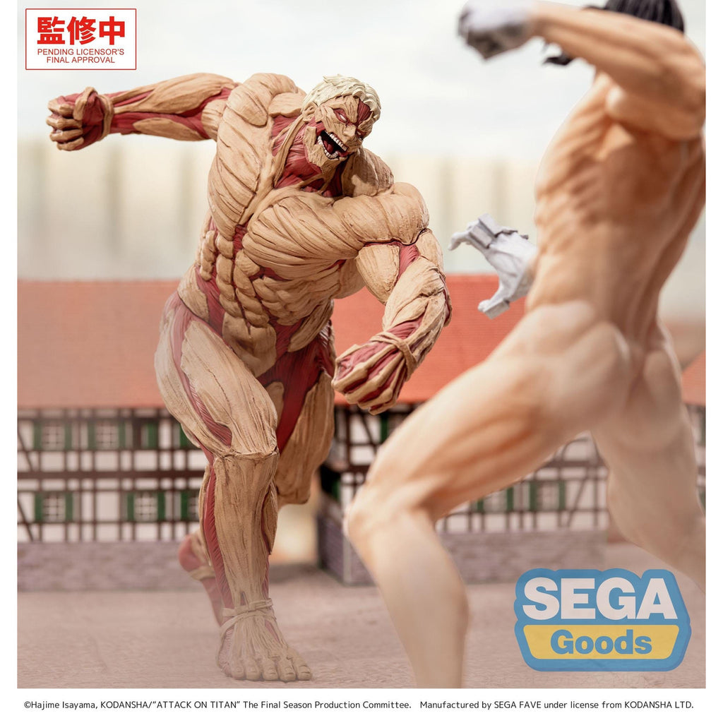 Productafbeelding Attack on Titan - Reiner Braun GigantiX Figuur Armored Titan Versie