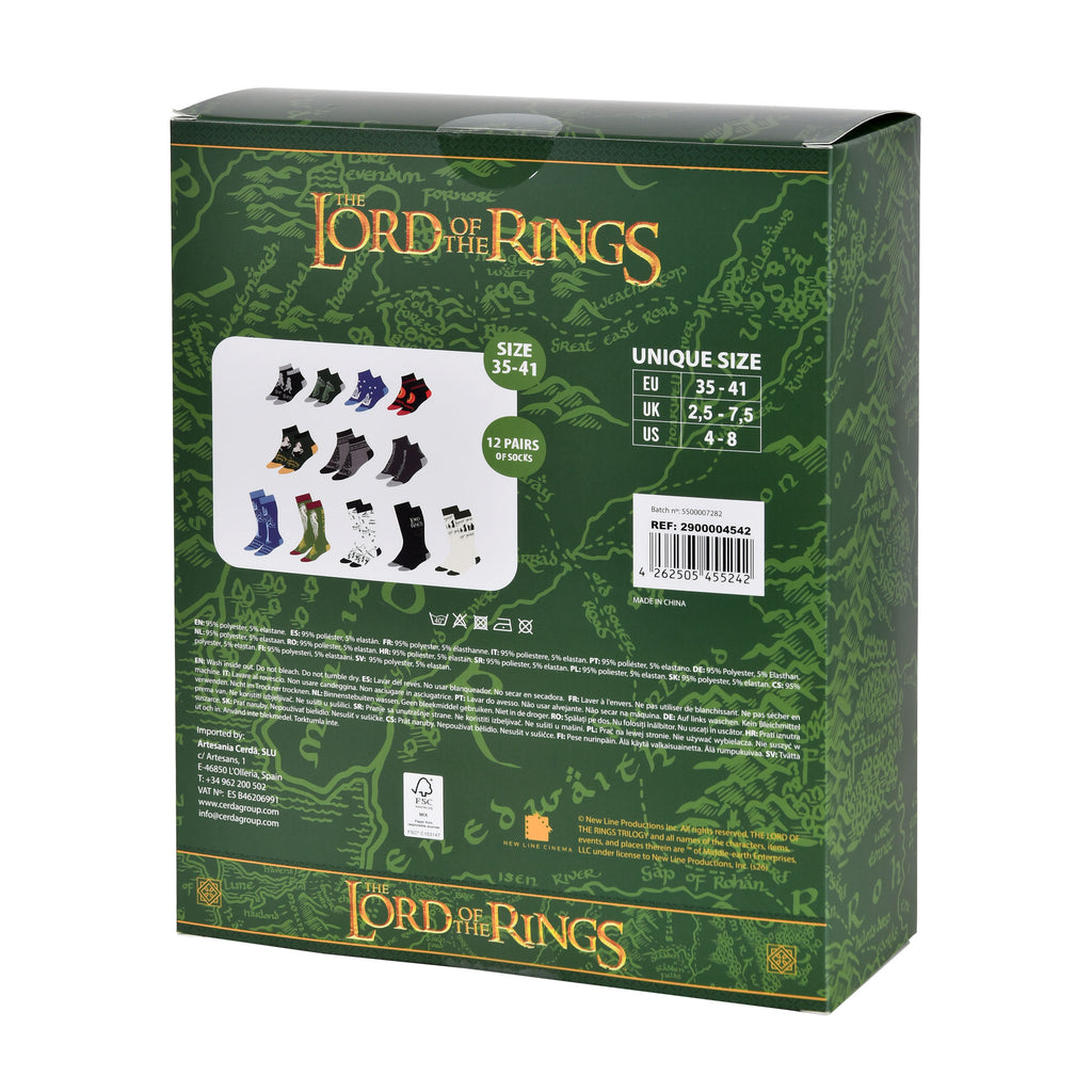 Productafbeelding In de Ban van de Ring - Midden-aarde Sokken Adventskalender