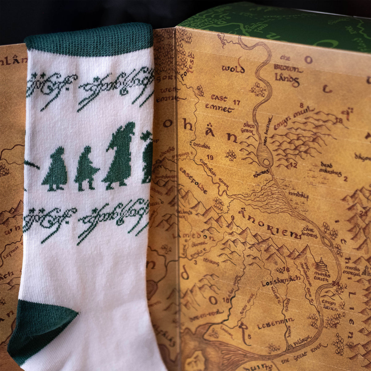Productafbeelding In de Ban van de Ring - Midden-aarde Sokken Adventskalender