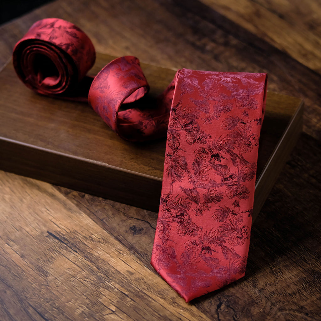 Productafbeelding Jurassic Park - Red Jungle Stropdas