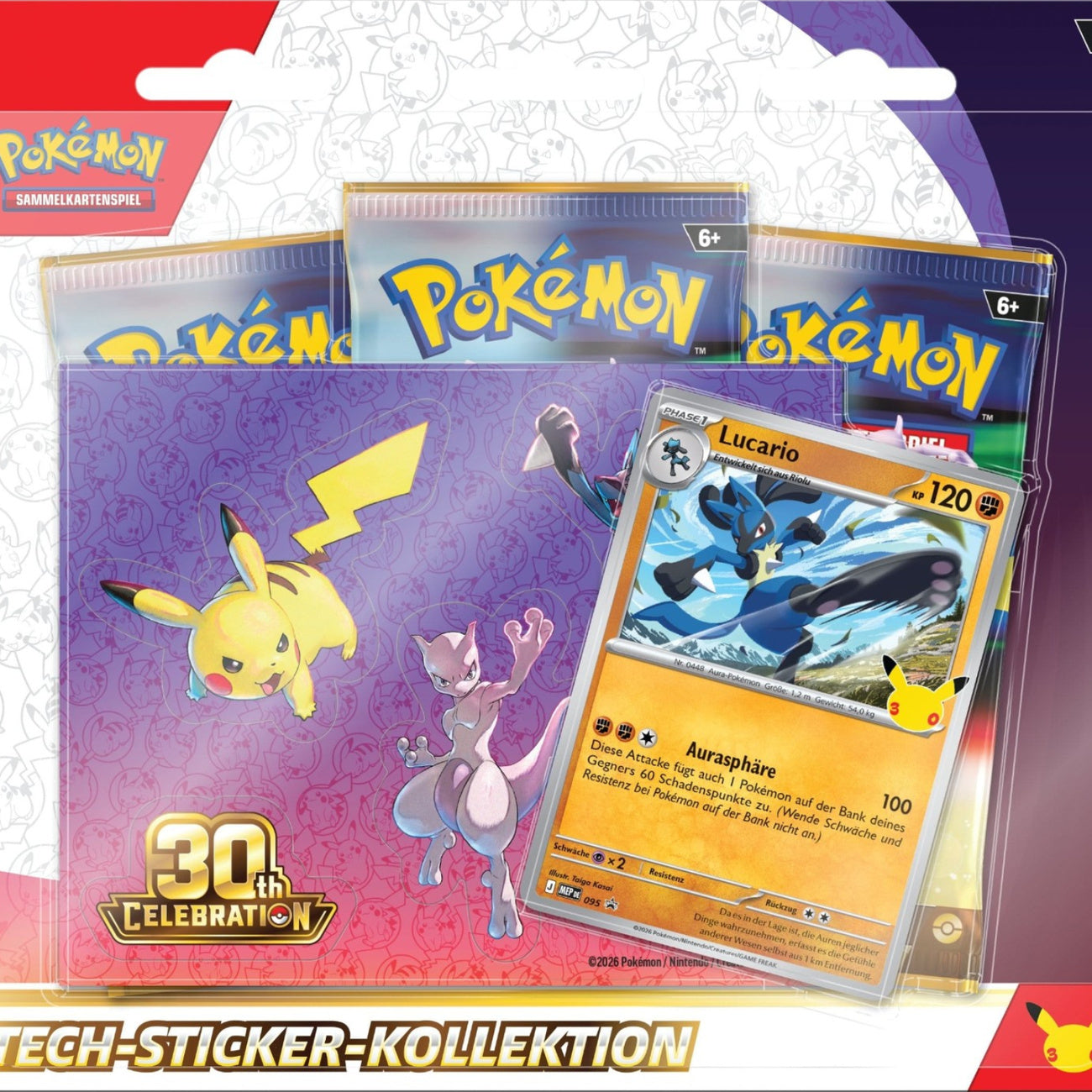 Productafbeelding Pokémon – 30 Jaar Tech Stickercollectie
