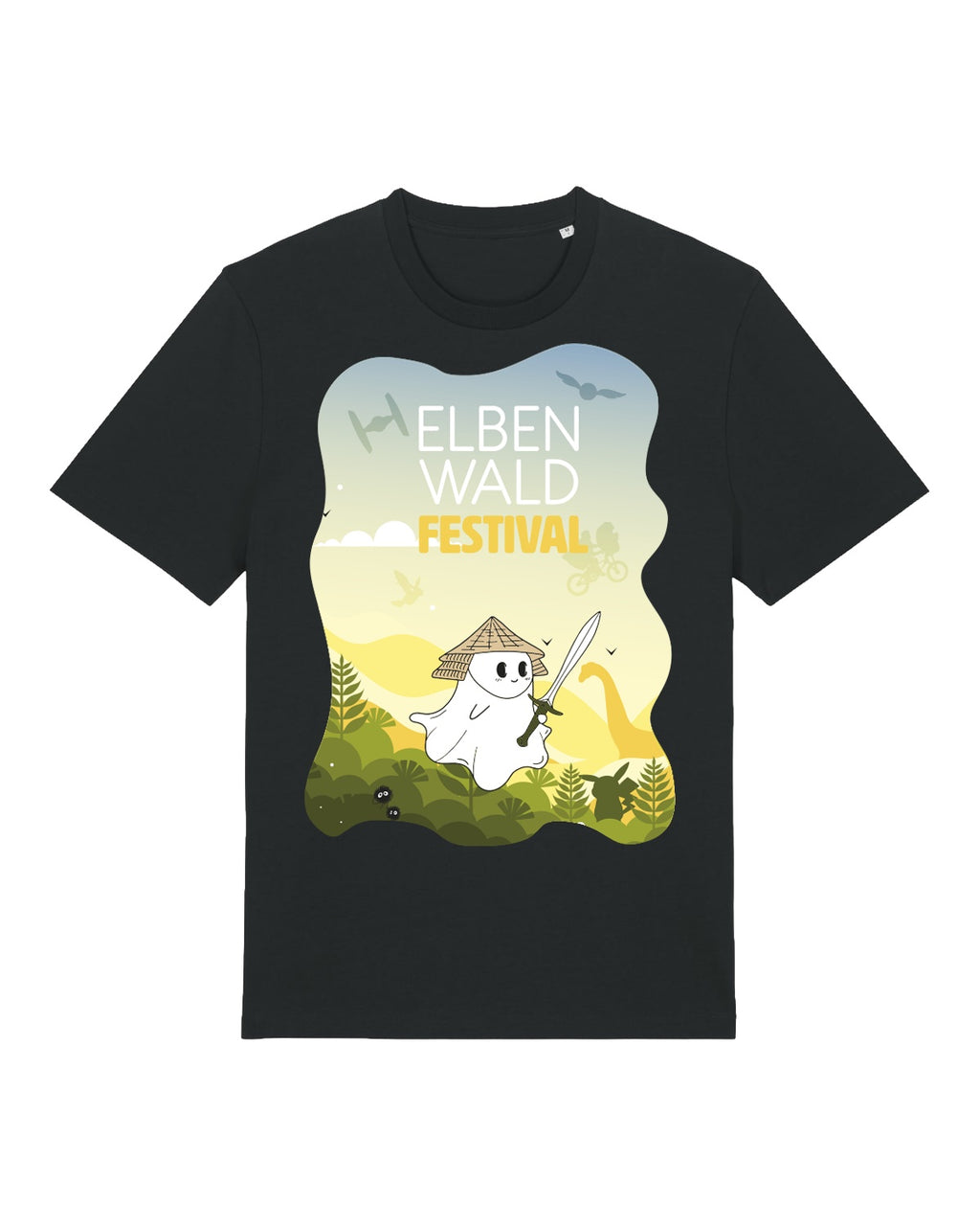 Productafbeelding Elbenwald Festival 2026 - Ghost Line-up T-shirt