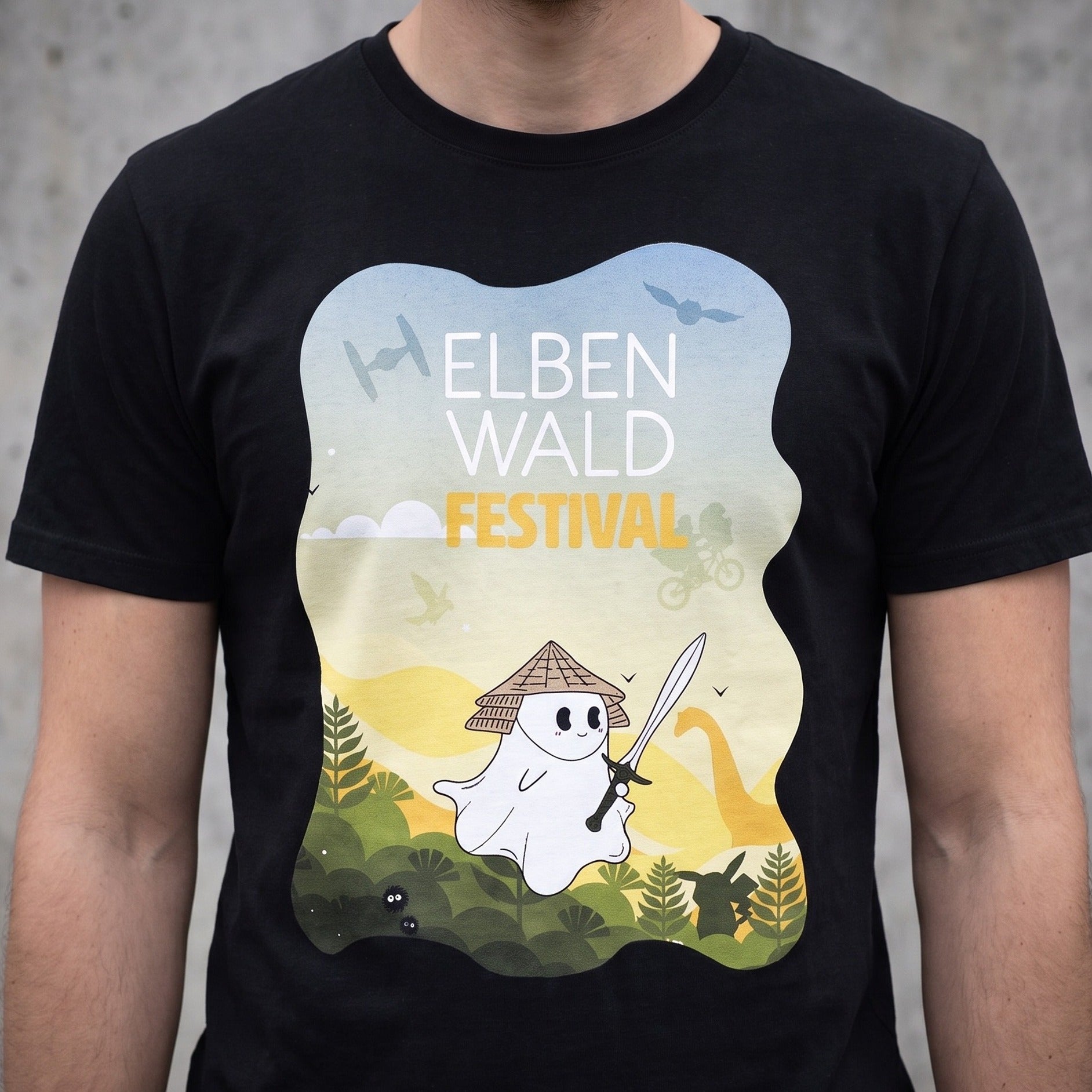 Productafbeelding Elbenwald Festival 2026 - Ghost Line-up T-shirt