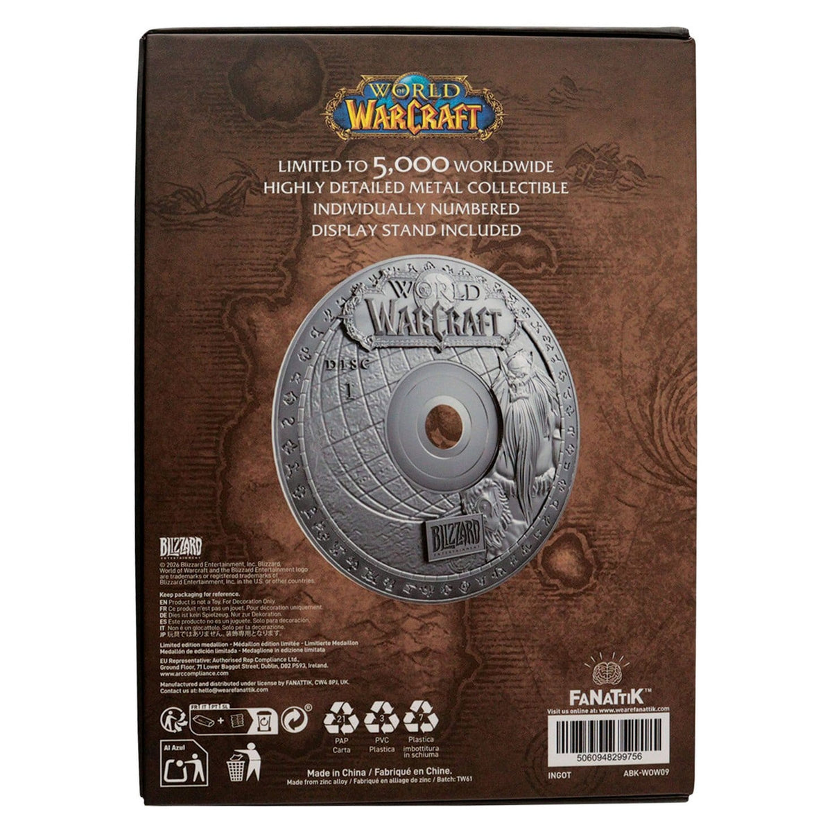 Productafbeelding World of Warcraft - Metal CD-ROM Limited Edition