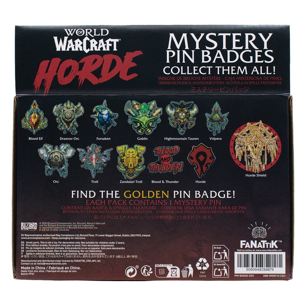 Productafbeelding World of Warcraft - Horde Mystery Pin 12-delige Display