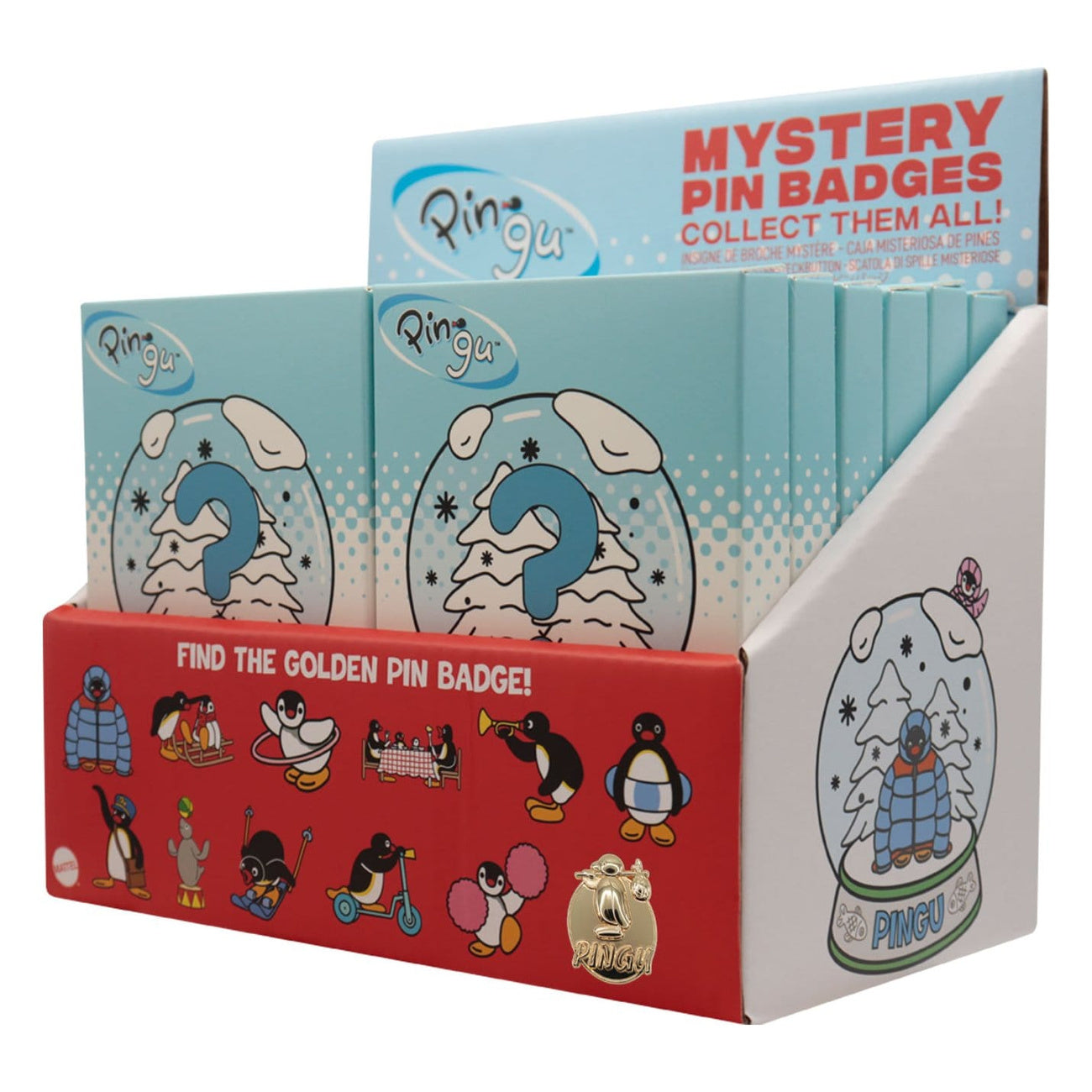 Productafbeelding Pingu - Mystery Pin 12-delig Display